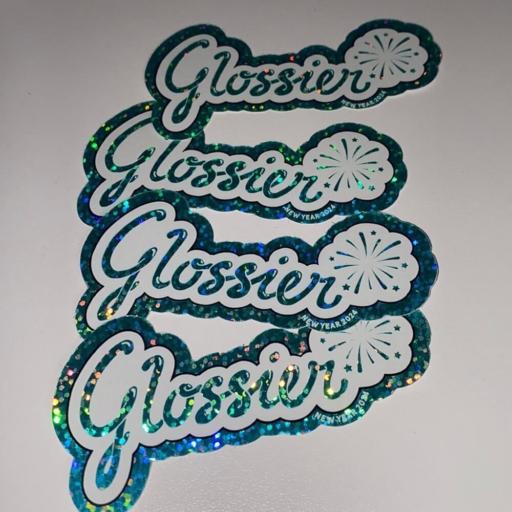 Glossier stickers lot of 4
